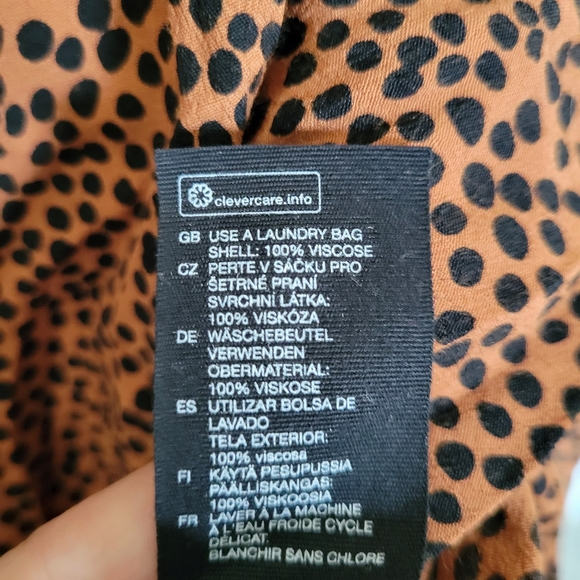 & Other Stories Ruffle Wrap Maxi Skirt in Leopard - Picture 9 of 9